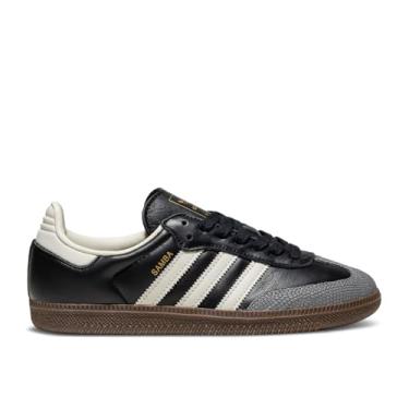 Imagem de adidas Tênis feminino Sambae, Core Black/Off White/Gold Metallic, 35