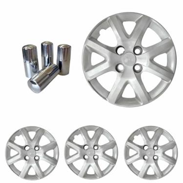 Imagem de Jogo Calota Aro 14 Siena EL 1.4 2014 + Selo Resinado + Tampa Ventil Cromada