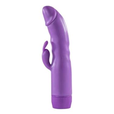 Imagem de Vibrador Ponto G Rabbit Vibração Multivelocidade Orgasmos Intensos Prazer Feminino [ROXO]