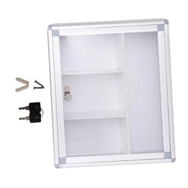 Imagem de harayaa Estojo de armazenamento para kit de primeiros socorros, caixa de armazenamento multifuncional, recipiente portátil para caminhadas, dormitórios,