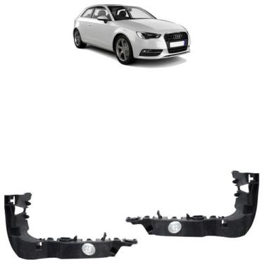 Imagem de Suporte Guia Parachoque Dianteiro A3 2014 2015 2016 Preto Liso - Autom