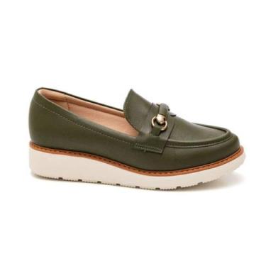 Imagem de Sapato Modare Mocassim - Feminino, Verde, 37