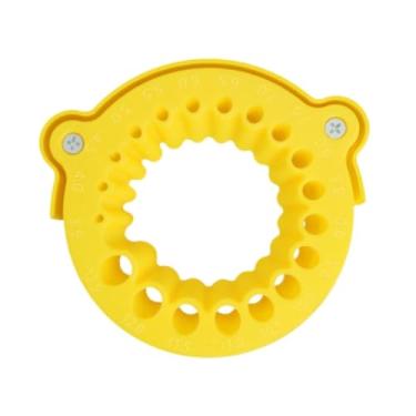 Imagem de Ｂｅｓｇａ Ferramenta elétrica do apontador de broca, fixação de afiar, 20 orifícios Premium Substituir guia de afiação da ferramenta de retificação, guia de