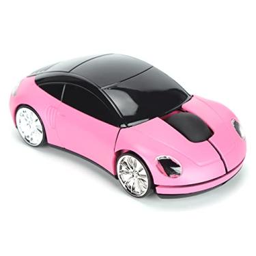 Imagem de Mouse de 2,4 GHz em forma de carro ergonômico óptico sem fio com receptor USB Mause para laptops de PC e escritório ()