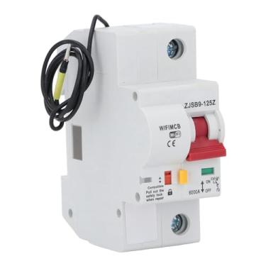 Imagem de Interruptor do Disjuntor Wi -Fi, WiFi Circuiter 1P Manual Manual Bloqueio Mecânico Com Indicador de LED para Residência (220V)