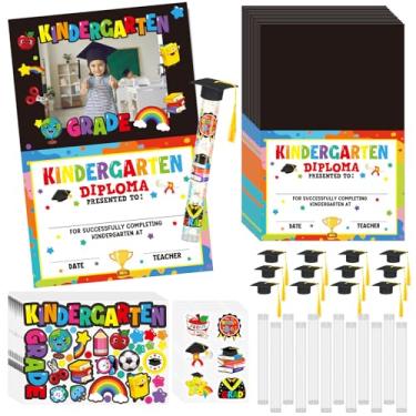 Imagem de Conjunto de 12 Certificados de Formatura do Jardim de Infância e Tubos de Gumball Recipiente de Doces de Formatura Presentes de Festa de Formatura para Estudantes Professores Pré-K Cerimônia de