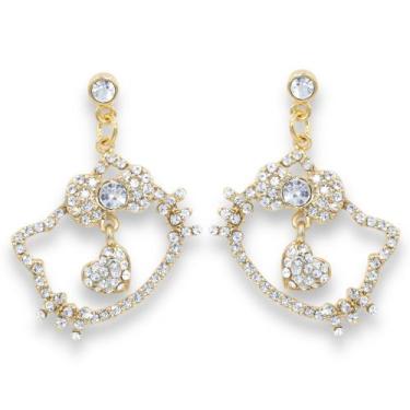 Imagem de Brinco Hello Kitty HK0201, Dourado