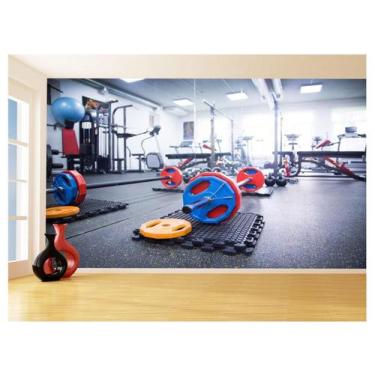 Imagem de Papel De Parede 3D Academia Exercício Exercício Funcional 3,5M Aca35 -