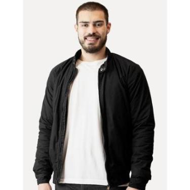 Imagem de Jaqueta Masculina Sarja Preta Tamanho:GG-Masculino
