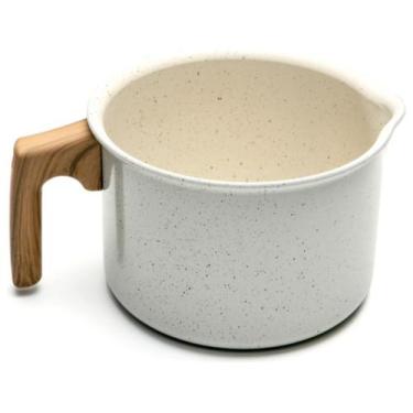 Imagem de Fervedor Baccani 28CM - Indução - Revestimento Cerâmico - Creme, 3 Mes