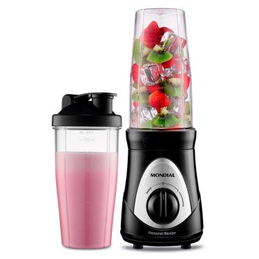 Imagem de Personal Blender, Mondial, Preto/Prata, 300W, 110V - DG-01