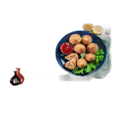 Imagem de Papel De Parede Alimentos Salgados Coxinha Bar 3,5M Al524 - Você Decor