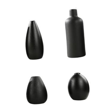 Imagem de Ｂｅｓｇａ 4x Vasos de Cerâmica Vasos de Flores Prateleira Centro de Mesa Presentes Decorações de Mesa Decorativos para Sala de Estar Banheiro Estante Decoração