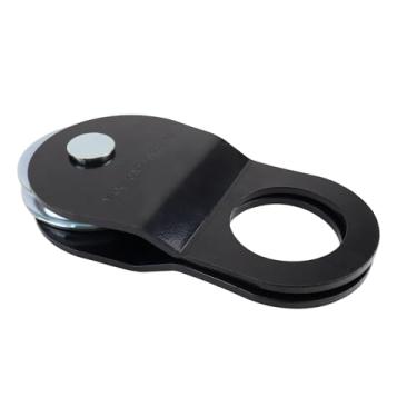 Imagem de HASHENTA Blocos de polia de reboque de bloco de arrebatamento de guincho de 10 toneladas, capacidade de 9900 kg, funciona com cabo de aço de 7/81.3 cm - 3/10.2 cm ou corda de guincho sintética