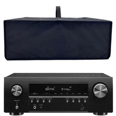 Imagem de Wanty Capa protetora preta antiestática à prova d'água e à prova de poeira em tecido de nylon para receptor estéreo Yamaha R-S202BL/R-S500BL/R-N301BL/RX-V681BL/OPPO UDPSony STR-DH540/STR-DH100