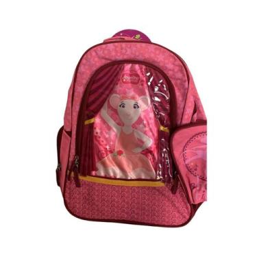 Imagem de Mochila Clio Angelina Bailarina 19287 Infantil Feminina, Rosa
