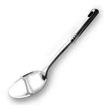 Imagem de Colher De Arroz Aço Inox Cozinha 30 Cm Ke Home Resistente