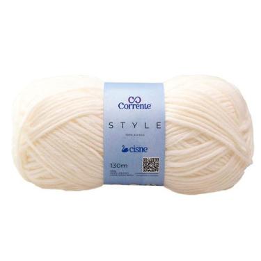 Imagem de Lã Style Cisne 100g 130 metros, 000B Branco