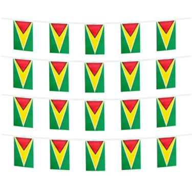 Imagem de FFILL 20 pés 20 bandeiras bandeira das Américas do Norte e do Sul, mini bandeira pequena bandeira, para festas, lojas e bares, decorações ao ar livre - bandeiras nacionais temáticas da América do Sul