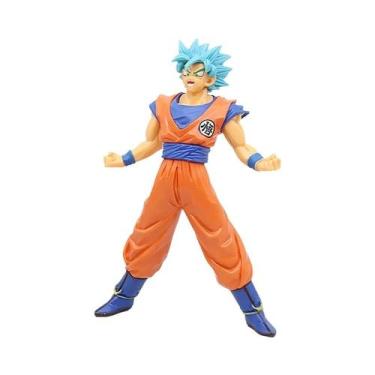 Imagem de Super Saiyan Son Goku Dragon Ball Z Anime PVC Action Figure 18cm Estát