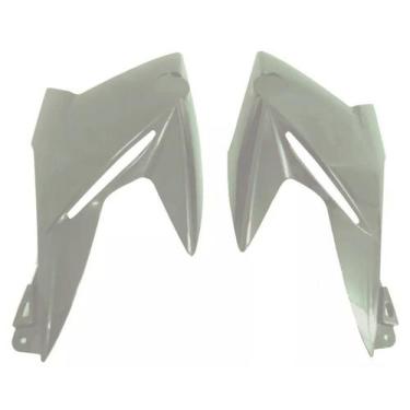 Imagem de Aba Tanque Fazer 250 Prata 2012 2013 Par - Serjão Parts