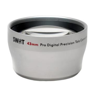 Imagem de Lente Swat Tele 43mm 2.0X AF Telefoto Alta Definição (Prata)