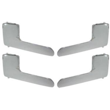 Imagem de Conjunto Maçaneta Porta Fox Gol G4 Cromada - Universal