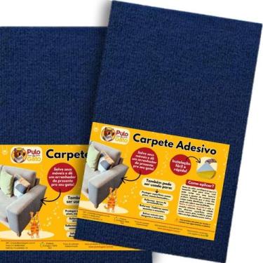 Imagem de Arranhador Adesivo Protetor Sofá Cama Premium - Pulo Du Gato, Azul, 1 