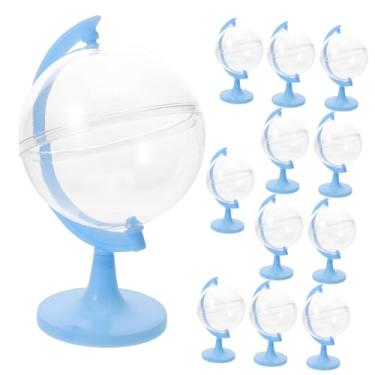 Imagem de NUOBESTY Mini Globo, Caixa De Doces, Engraçada Para Casamento E Natal, Potes Enchíveis, Recipientes, Lembrancinhas Festa, 12 Peças, Azul