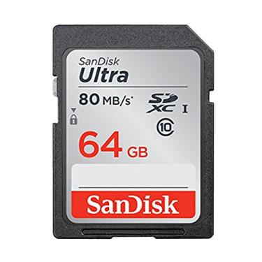 Imagem de Sandisk Cartão de memória flash Ultra SDXC 64GB 80MB/S C10 (SDSDUNC-064G-AN6IN)