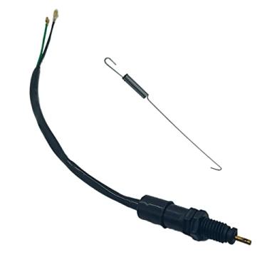 Imagem de Carmoeignin Interruptor de luz de freio traseiro universal dois fios com molas para Honda Kawasaki Suzuki Blaster Yamaha Quad Bikes ATVs Scooters Moto Guzzi Norton BSA Harley Aprillia