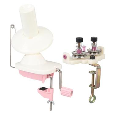 Imagem de Zhjvihx Enrolador de Fios Elétricos, 8 Fios 150g Capacidade de Enrolador de Esferas Automático para crochê, Mola Dupla Forte Tensão de Tensão de Velocidade de Velocidade do Girador de