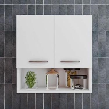 Imagem de Armário de Cozinha Aereo 2 Portas Modular Compacta Modular Móveis Bona