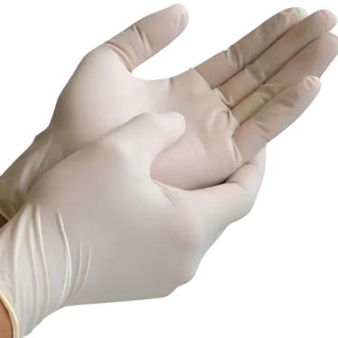 Imagem de Luva de Látex com Pó MBLife Medix CA 41486 Caixa com 100 Unidades