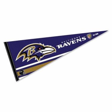 Imagem de WinCraft Bandeira Pendente Baltimore Ravens Tamanho completo 30 x 30 polegadas