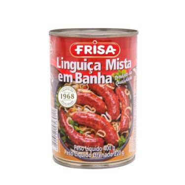 Imagem de Linguiça Mista Em Banha 400g Frisa