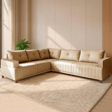 Imagem de Sofá de Canto Leona Luxo Bom Pastor