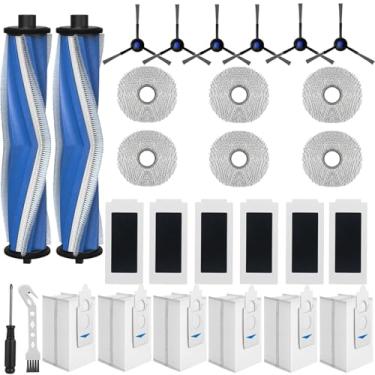Imagem de Conjunto combo de 28 peças kit de substituição de acessórios para Ecovacs Deebot T30S, T30S PRO, T30S AI, T30S AI Care, T30S Pro Robótico Aspirador e Limpador de esfregão