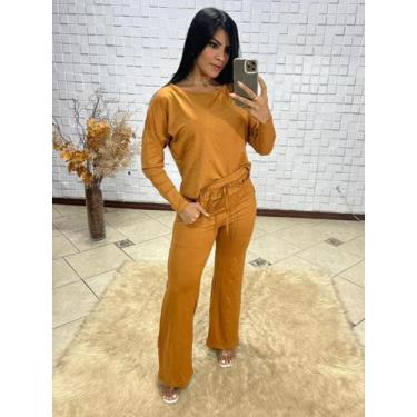 Imagem de Conjunto Moletinho Rebeca - Catarina Velásquez, Caramelo, p