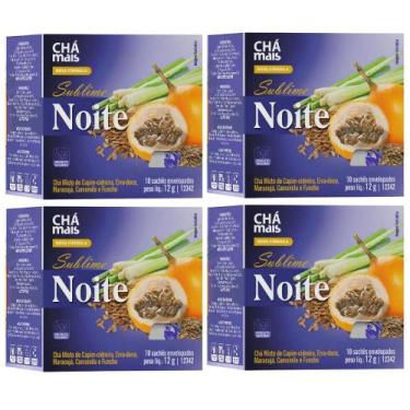 Imagem de KIT 4X Chá Misto Sublime Noite 10 sachês - Chá mais - Clinicmais