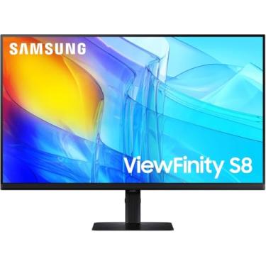 Imagem de SAMSUNG Monitor De Computador De Alta Resolução 4K Uhd Da Série Viewfinity S8 (S80D) De 27", Hdr10, Várias Portas Com Hdmi, Displayport, Usb-A, Suporte Ajustável Em Altura, Ls27D806Eanxgo, 2024