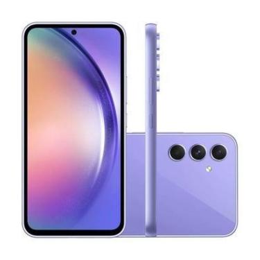 Imagem de Smartphone Samsung Galaxy A54 5g, 256GB, Câmera tripla 50MP+13MP+5MP,  Tela 6.4 Polegadas, Violeta