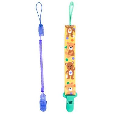 Imagem de Kit Prendedor Mola E Prendedor Estampado Pietra Baby Menimo Menina Inf