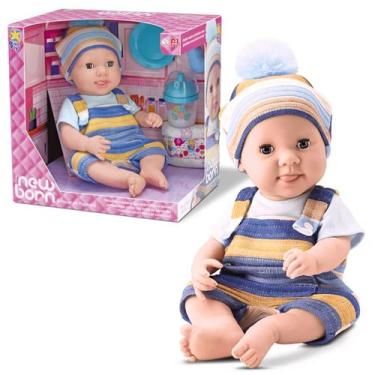 Imagem de Boneco New Born Bebê Reborn Menino Brincar De Papinha Diver - Diver To