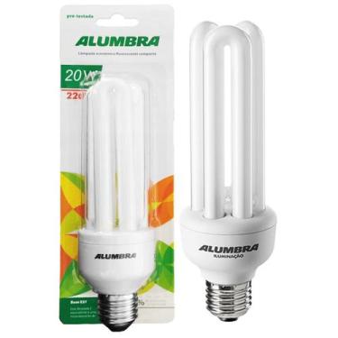 Imagem de Lâmpada Compacta Fluorescente 20w 220v E27 Branco quente - ALUMBRA, 22
