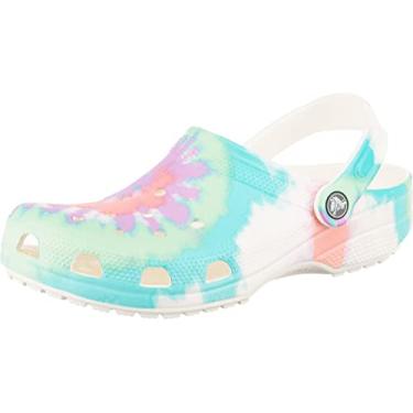 Imagem de Sandália Classic Tie Dye Graphic Clog, Crocs, Adulto Unissex, Fresco/Multi, 42