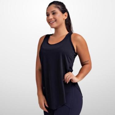 Imagem de Camiseta Regata Feminina Dry Fit Nadador Academia Camiseta Fitness Esp