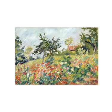 Imagem de Impressão em tela de paisagem, pintura famosa, arte de parede, quadro-florescente, para sala de estar, decoração de banheiro, 50 x 70 cm, 20 x 27 pol, sem moldura