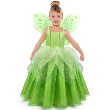 Imagem de Vestido de fantasia + Tinkerbell Fairy Princess para meninas CQDY