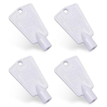 Imagem de 297147700 – Peça de reposição de chave de porta de freezer premium da Canamax – Compatível com freezer Kenmore Electrolux – Substitui AP4301346 216702900 – Pacote com 4